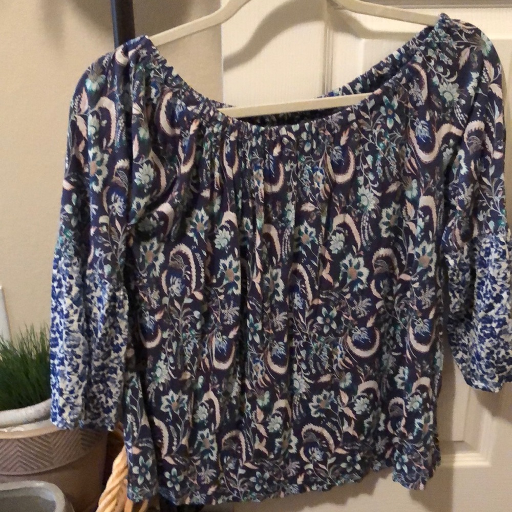 Reduced!! Lucky Brand off the shoulder top